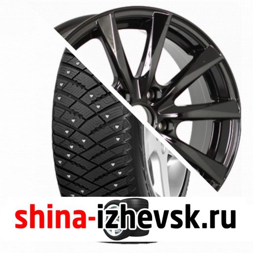 Колесо в сборе Goodyear Ultra Grip Ice Arctic 215/65 R16 T 98 + NEO 651 6.5xR16 5×114.3 ET40 DIA66.1 Черный глянцевый в Ижевске
